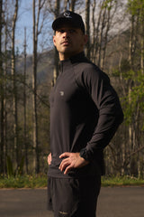 Fundamental 1/4 Zip - Black