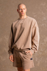 Ultra Heavy Crew Top - Brown