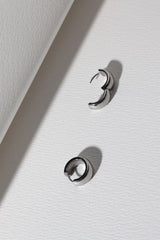 Huggies Earrings - Silver