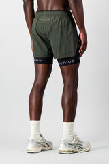 Energy 2-in- 1 Short - Forest Green